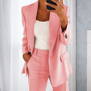 Blazer A Maniche Lunghe Da Donna