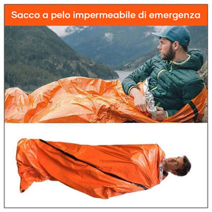 Sacco a pelo termico da campeggio di emergenza