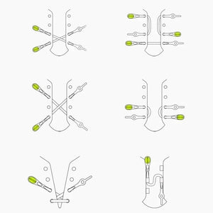 Lacci super elastici senza lacci (12 pezzi)