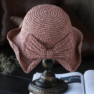 Cappello di Paglia Pieghevole alla Moda