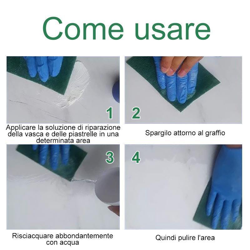 Riparazione Di Graffi In Metallo Per Piastrelle