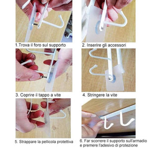 Ganci Appendiabiti Sotto Il Mobile