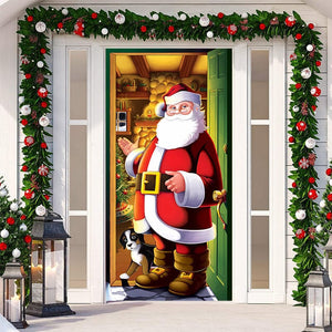 Decorazione per porta d'ingresso di Natale 2023