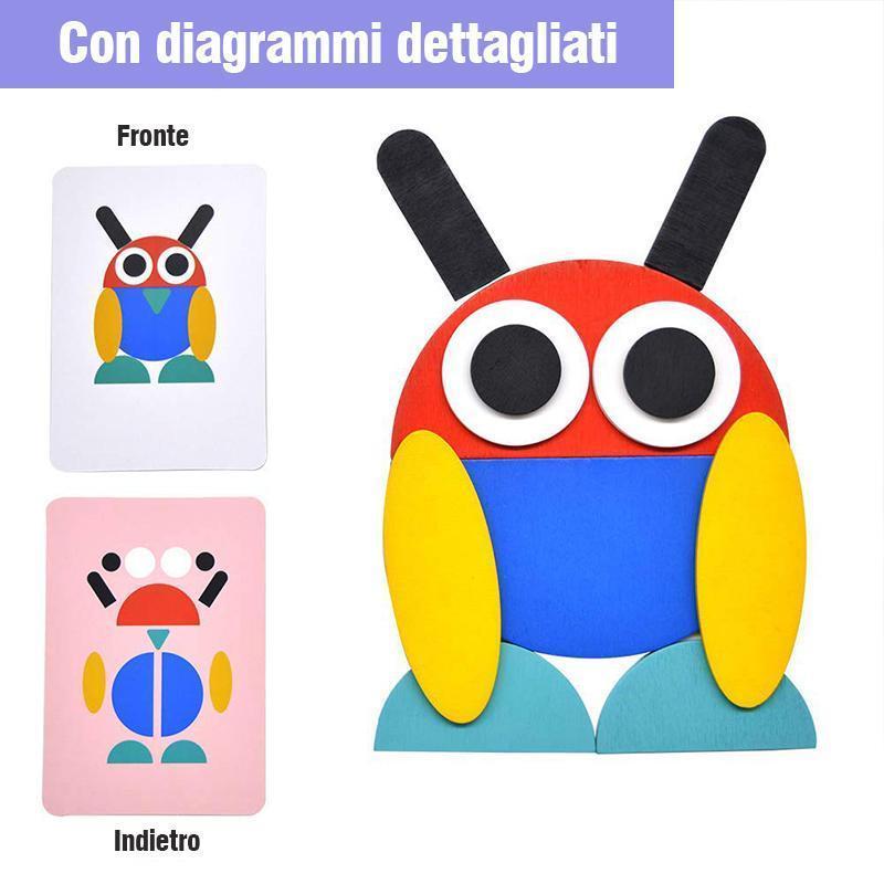 Giocattolo educativo - Puzzle di forma