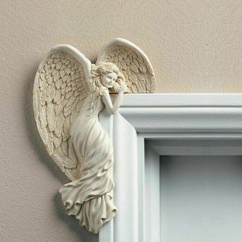 Decorazione cornice porta ali d'angelo in resina