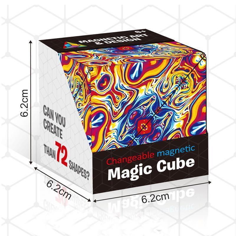 Cubo magico magnetico intercambiabile