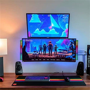 Barra luminosa RGB attivata dal suono wireless