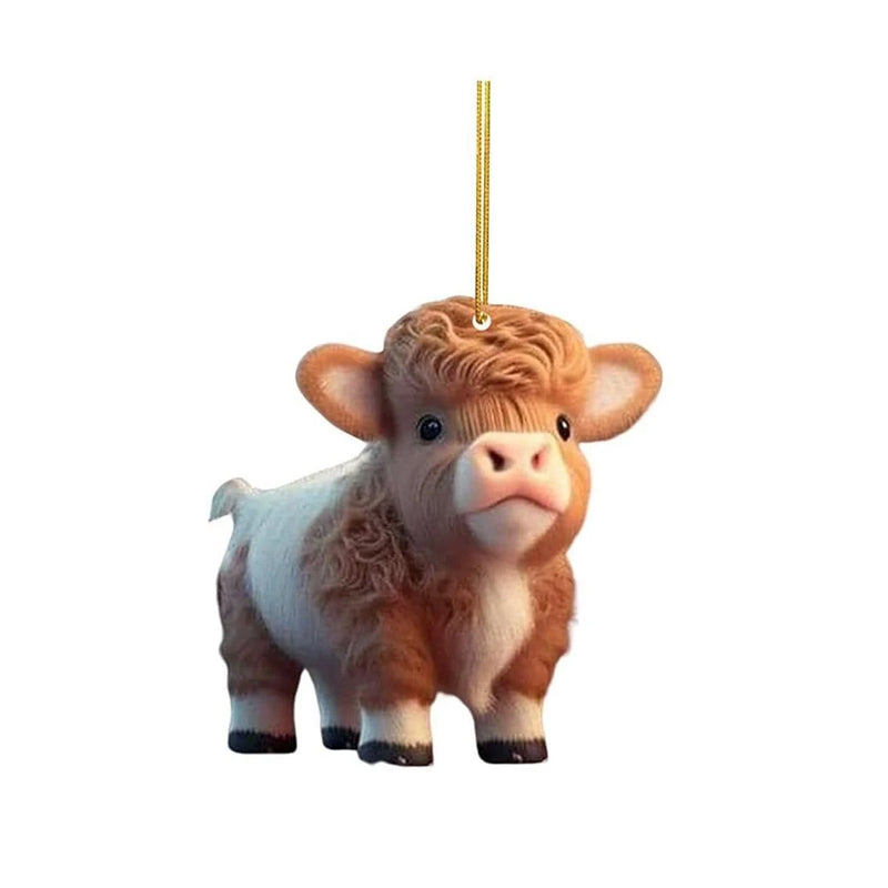 🌈🐮Ornamento decorativo della mucca del fumetto🐮