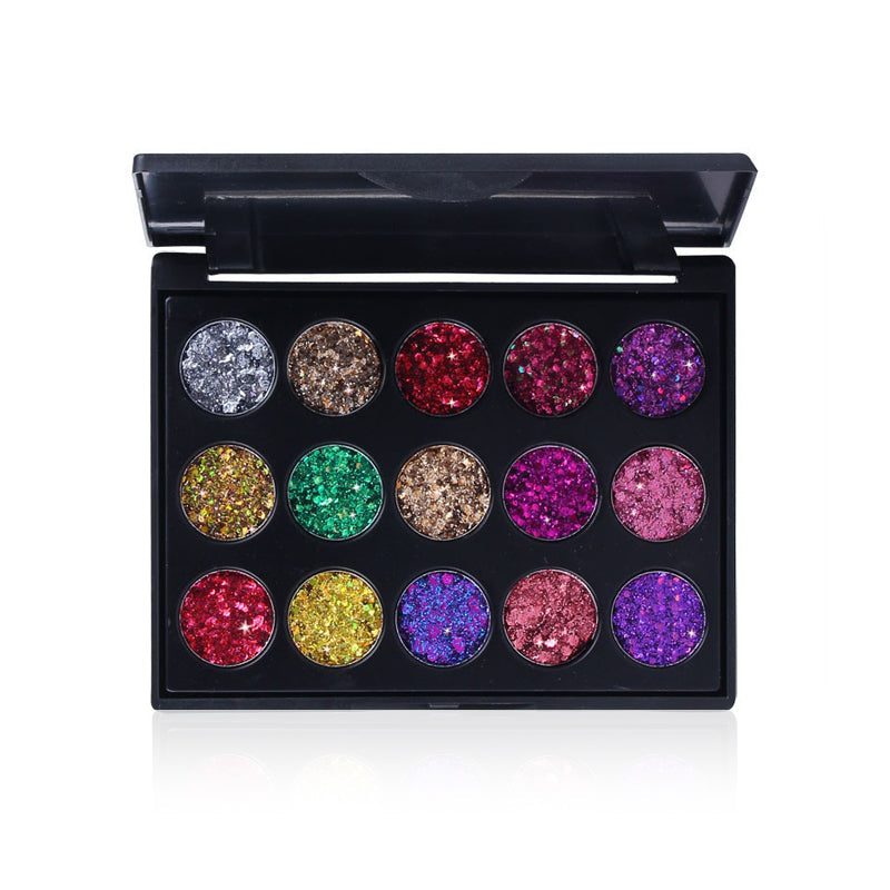 Palette di ombretti glitterati