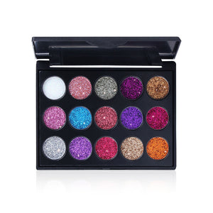 Palette di ombretti glitterati